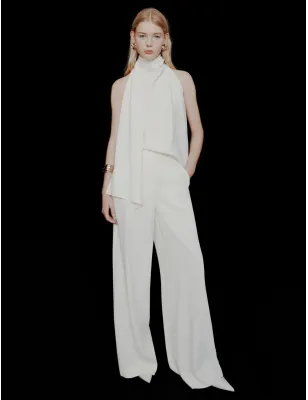 MARELLA- MLTCAMPO - Pantalone ampio in envers satin