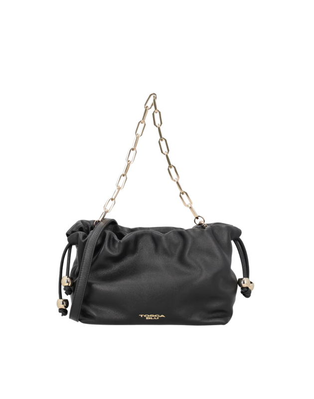 TOSCA BLU- Pochette Harper in pelle con coulisse