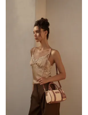 LANCASTER- Borsa a cilindro – Mini Osier