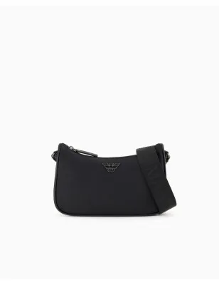 EMPORIO ARMANI- Borsa a spalla in nylon riciclato ASV