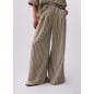 LIU JO- Pantaloni in rayon a righe