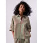 LIU JO- Camicia in rayon a righe