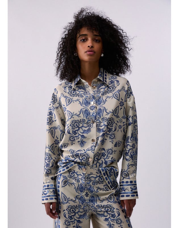 LIU JO- Camicia con stampa foulard