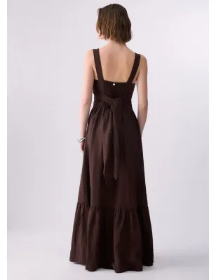 LIU JO- Abito lungo in misto lino