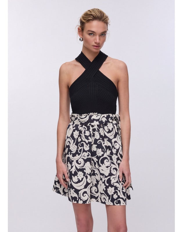 LIU JO- Abito corto con stampa