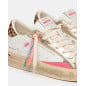 CRIME LONDON- SK8 DELUXE WEDGE GOLD ANIMALIER