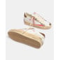 CRIME LONDON- SK8 DELUXE WEDGE GOLD ANIMALIER