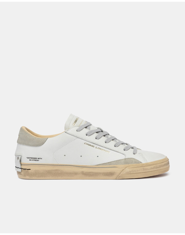 CRIME LONDON- DISTRESSED 2.0 LIGHT GREY