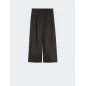 MAX MARA- Pantalone crop in tela ramié