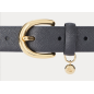 RALPH LAUREN- Cintura in pelle con motivo a tratteggio incrociato RALPH LAUREN- Cintura in pelle con motivo a tratteggio incrociato
