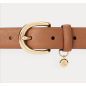RALPH LAUREN- Cintura in pelle con motivo a tratteggio incrociato RALPH LAUREN- Cintura in pelle con motivo a tratteggio incrociato