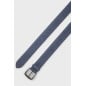 H. BOSS- Cintura in pelle scamosciata italiana con fibbia in canna di fucile H. BOSS- Cintura in pelle scamosciata italiana con fibbia in canna di fucile