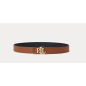 RALPH LAUREN- Cintura reversibile in pelle martellata con logo RALPH LAUREN- Cintura reversibile in pelle martellata con logo