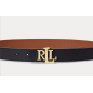 RALPH LAUREN- Cintura reversibile in pelle martellata con logo RALPH LAUREN- Cintura reversibile in pelle martellata con logo