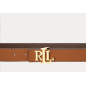 RALPH LAUREN- Cintura reversibile in pelle martellata con logo RALPH LAUREN- Cintura reversibile in pelle martellata con logo