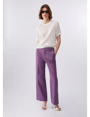 LIU JO- Pantaloni flare a vita alta