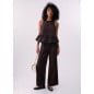 LIU JO- Pantaloni flare in popeline LIU JO- Pantaloni flare in popeline
