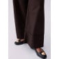 LIU JO- Pantaloni flare in popeline LIU JO- Pantaloni flare in popeline