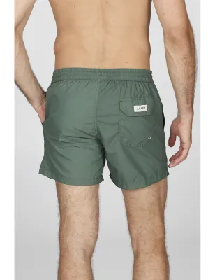 JULIPET- Boxer mare uomo, in leggera tela tinta unita verde