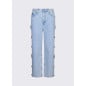 LIU JO- Jeans straight con ricami gioiello