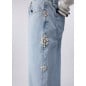 LIU JO- Jeans straight con ricami gioiello