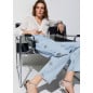 LIU JO- Jeans straight con ricami gioiello