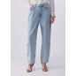 LIU JO- Jeans straight con ricami gioiello