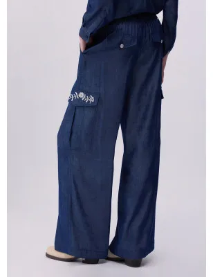 LIU JO- Jeans con castoni gioiello