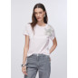 LIU JO- T-shirt con ricamo gioiello