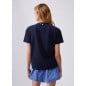 LIU JO- T-shirt oversize con ricami gioiello