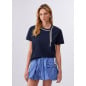 LIU JO- T-shirt oversize con ricami gioiello