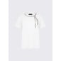 LIU JO- T-shirt oversize con ricami gioiello