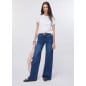 LIU JO- T-shirt con castoni gioiello