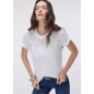 LIU JO- T-shirt con castoni gioiello
