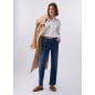 LIU JO- Camicia boxy con ricami gioiello