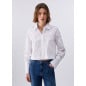 LIU JO- Camicia boxy con ricami gioiello