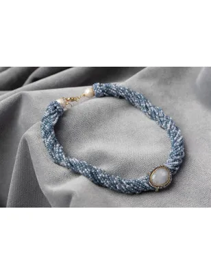 SICYLUI - Collana con pietra di labbratorite in argento 925
