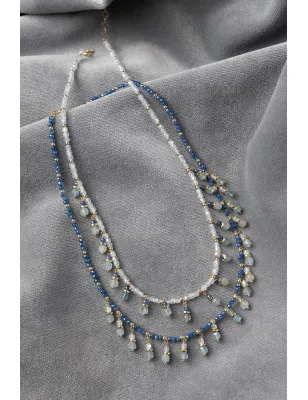 SICYLUI - Collana blu in argento 925