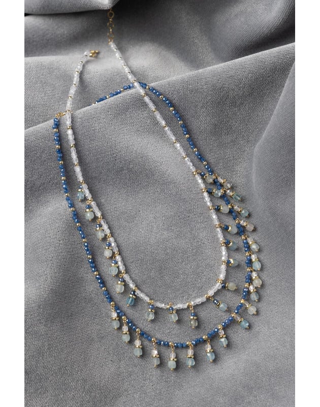 SICYLUI - Collana bianca in argento 925