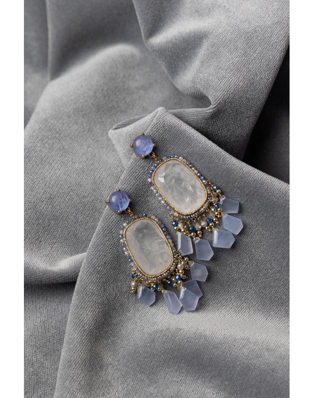 SICYLIU- Orecchini flat in argento 925