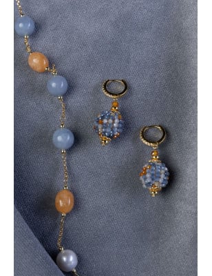 SICYLUI - Orecchini tessiti flat in argento 925