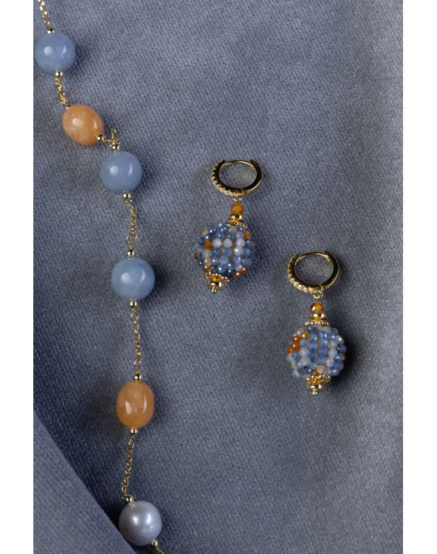 SICYLIU- Orecchini flat in argento 925