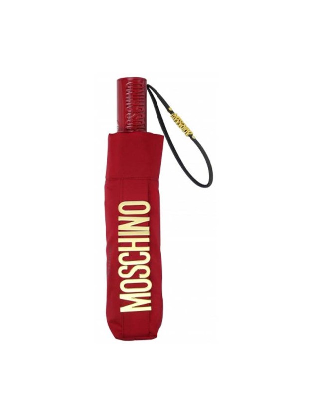 MOSCHINO - Ombrello openclose con logo in oro