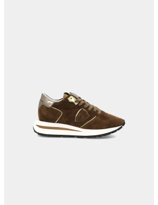 PHILIPPE MODEL - Sneakers Tropez Haute low women - cognac