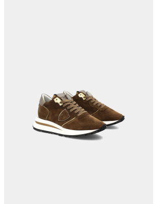 PHILIPPE MODEL - Sneakers Tropez Haute low women - cognac