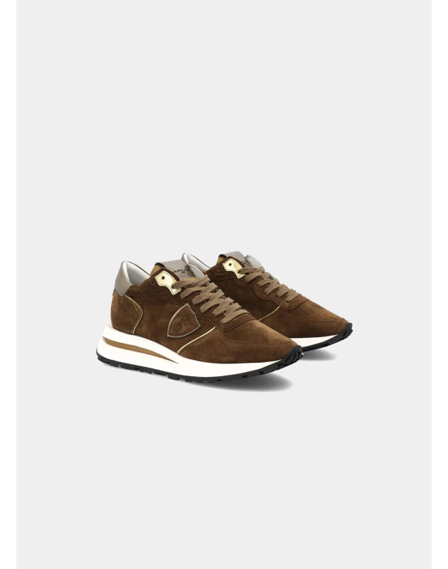 PHILIPPE MODEL - Sneakers Tropez Haute low women - cognac