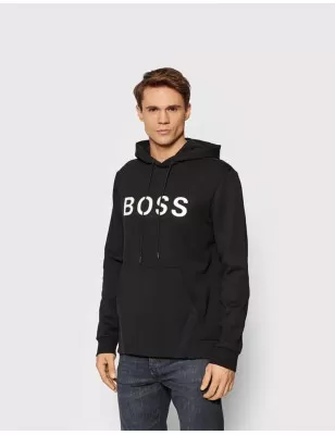 BOSS - Felpa oversize con cappuccio