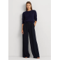 RALPH LAUREN - Pantaloni a gamba larga in georgette