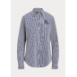 RALPH LAUREN - Camicia in popeline di cotone a righe