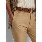 RALPH LAUREN - Pantaloni in cotone stretch double-face